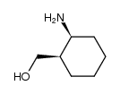 (+/-)-cis-2-(hydroxymethyl)cyclohexylamine Structure