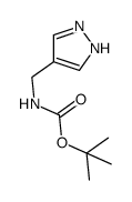 4-(Boc-氨甲基)吡唑结构式