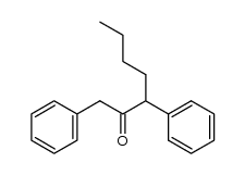 α-butylbenzyl benzyl ketone结构式
