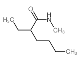 Hexanamide,2-ethyl-N-methyl- structure