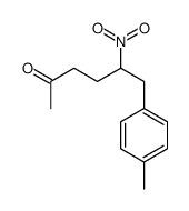6-(4-methylphenyl)-5-nitrohexan-2-one Structure
