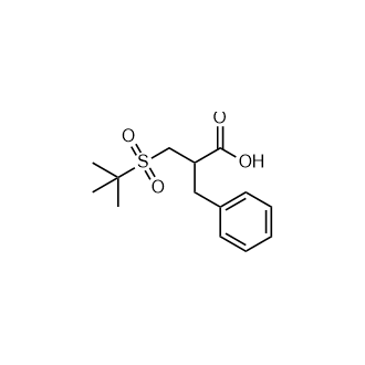 2-Benzyl-3-(tert-Butylsulfonyl)propanoic acid Structure