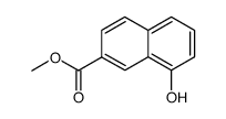 7-methoxycarbonyl-1-naphthol结构式