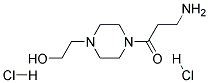 3-Amino-1-[4-(2-hydroxy-ethyl)-piperazin-1-yl]-propan-1-onedihydrochloride结构式