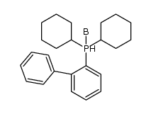 (2-biphenyl)dicyclohexylphosphane-borane(1:1) Structure