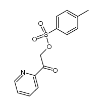 1-(2-Pyridyl)-2-(p-tolylsulfonyloxy)ethanone结构式