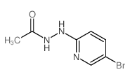 2-(N’-乙酰基肼基)-5-溴吡啶结构式