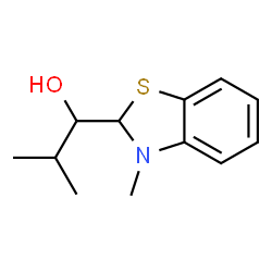 2-Benzothiazolemethanol,2,3-dihydro-3-methyl--alpha--(1-methylethyl)-(9CI) structure