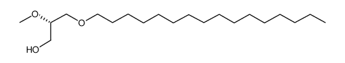 1-o-hexadecyl-2-o-methyl-sn-glycerol Structure