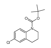 tert-butyl 6-chloro-3,4-dihydroquinoline-1(2H)-carboxylate结构式