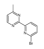 2-(6-bromopyridin-2-yl)-4-methylpyrimidine结构式