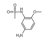 N-(5-Amino-2-methoxyphenyl)methanesulfonamide Structure