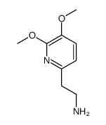 2-(5,6-二甲氧基吡啶-2-基)乙胺结构式