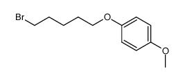 1-(5-bromopentyloxy)-4-methoxy-benzene结构式