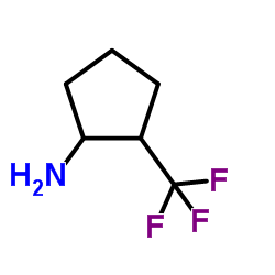 2-(Trifluoromethyl)cyclopentanamine structure