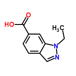 1-Ethyl-1H-indazole-6-carboxylic acid structure