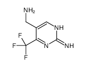 5-(氨基甲基)-4-(三氟甲基)嘧啶-2-胺结构式