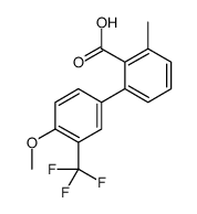 2-[4-methoxy-3-(trifluoromethyl)phenyl]-6-methylbenzoic acid Structure