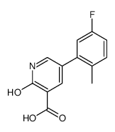5-(5-fluoro-2-methylphenyl)-2-oxo-1H-pyridine-3-carboxylic acid Structure