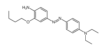 4-((4-AMINO-3-N-BUTOXY-PHENYL)AZO)-N,N-DIETHYLANILINE Structure