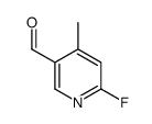 6-FLUORO-4-METHYLNICOTINALDEHYDE structure