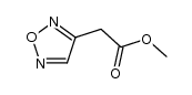 methyl 2-(1,2,5-oxadiazol-3-yl)acetate结构式