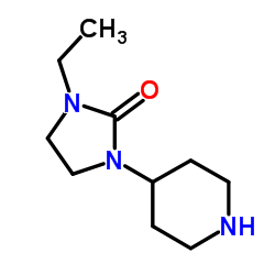 1-Ethyl-3-(4-piperidinyl)-2-imidazolidinone Structure