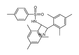 N-[(1S,2S)-2-amino-1,2-bis(2,4,6-trimethylphenyl)ethyl]-4-methylbenzenesulfonamide结构式