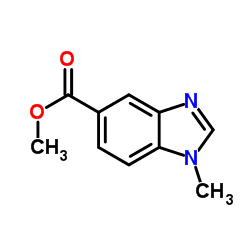 Methyl 1-methyl-1H-benzo[d]imidazole-5-carboxylate structure