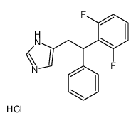 5-[2-(2,6-difluorophenyl)-2-phenylethyl]-1H-imidazole,hydrochloride Structure