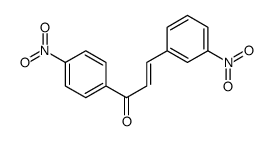 3-(3-nitrophenyl)-1-(4-nitrophenyl)prop-2-en-1-one结构式