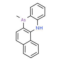 7,12-Dihydro-7-methylbenzo[c]phenarsazine structure