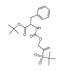 tert-butyl 2-(tert-butylsulfonyl)-2-(propenyloxycarbonyl)-L-phenylalaninate Structure