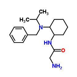 N-{2-[Benzyl(isopropyl)amino]cyclohexyl}glycinamide Structure