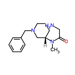 N-[(3S)-1-Benzyl-3-piperidinyl]-N-methylglycinamide Structure