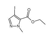 ethyl 4-iodo-1-methyl-1H-pyrazole-5-carboxylate Structure