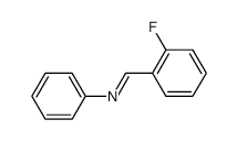 (E)-N-(2-FLUOROBENZYLIDENE)ANILINE Structure