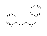 N-methyl-2-pyridin-2-yl-N-(pyridin-2-ylmethyl)ethanamine Structure