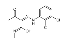 (2E)-2-[(2,3-dichlorophenyl)hydrazinylidene]-N-methyl-3-oxobutanamide Structure