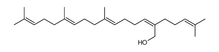 (2Z,6E,10E)-7,11,15-Trimethyl-2-(4-methyl-pent-3-enyl)-hexadeca-2,6,10,14-tetraen-1-ol结构式