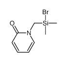 1-[[bromo(dimethyl)silyl]methyl]pyridin-2-one Structure