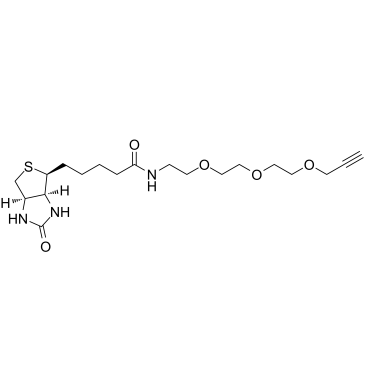 Biotin-PEG3-propargyl结构式