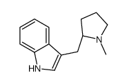 (R)-3-((1-甲基吡咯烷-2-基)甲基)-1H-吲哚结构式