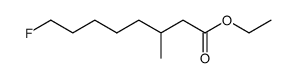 ethyl 8-fluoro-3-methyloctanoate Structure