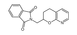 2-Phthalimidomethyl-2,3-dihydropyrano(2,3-b)pyridine结构式