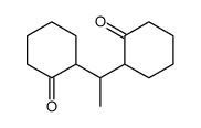 2-[1-(2-oxocyclohexyl)ethyl]cyclohexan-1-one结构式