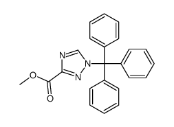 Methyl 1-trityl-1H-1,2,4-triazole-3-carboxylate结构式