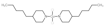 Copper,dichlorobis(4-pentylpyridine)-结构式