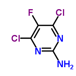 4,6-Dichloro-5-fluoropyrimidin-2-amine structure