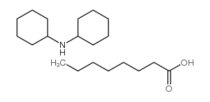 octanoic acid, compound with dicyclohexylamine (1:1) structure